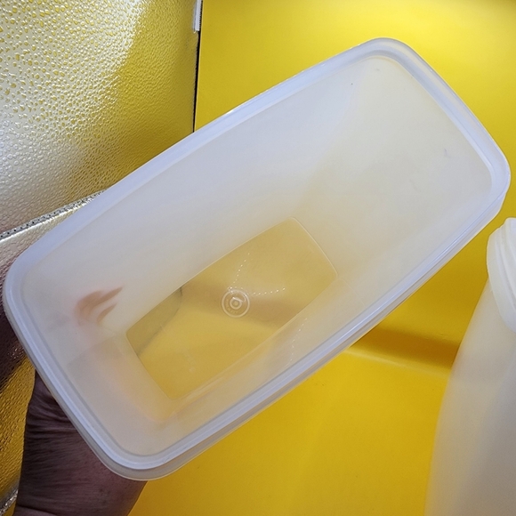 Vintage Tupperware Clear Dry Goods Storage Containers (1 Lid) - Picture 4 of 8